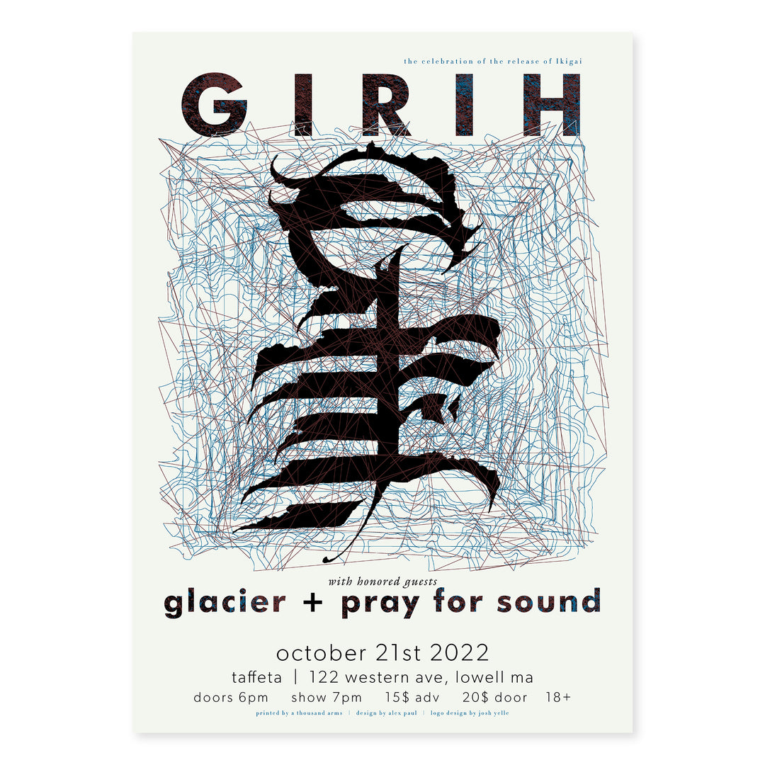 GIRIH - Ikigai Release Show [Poster]