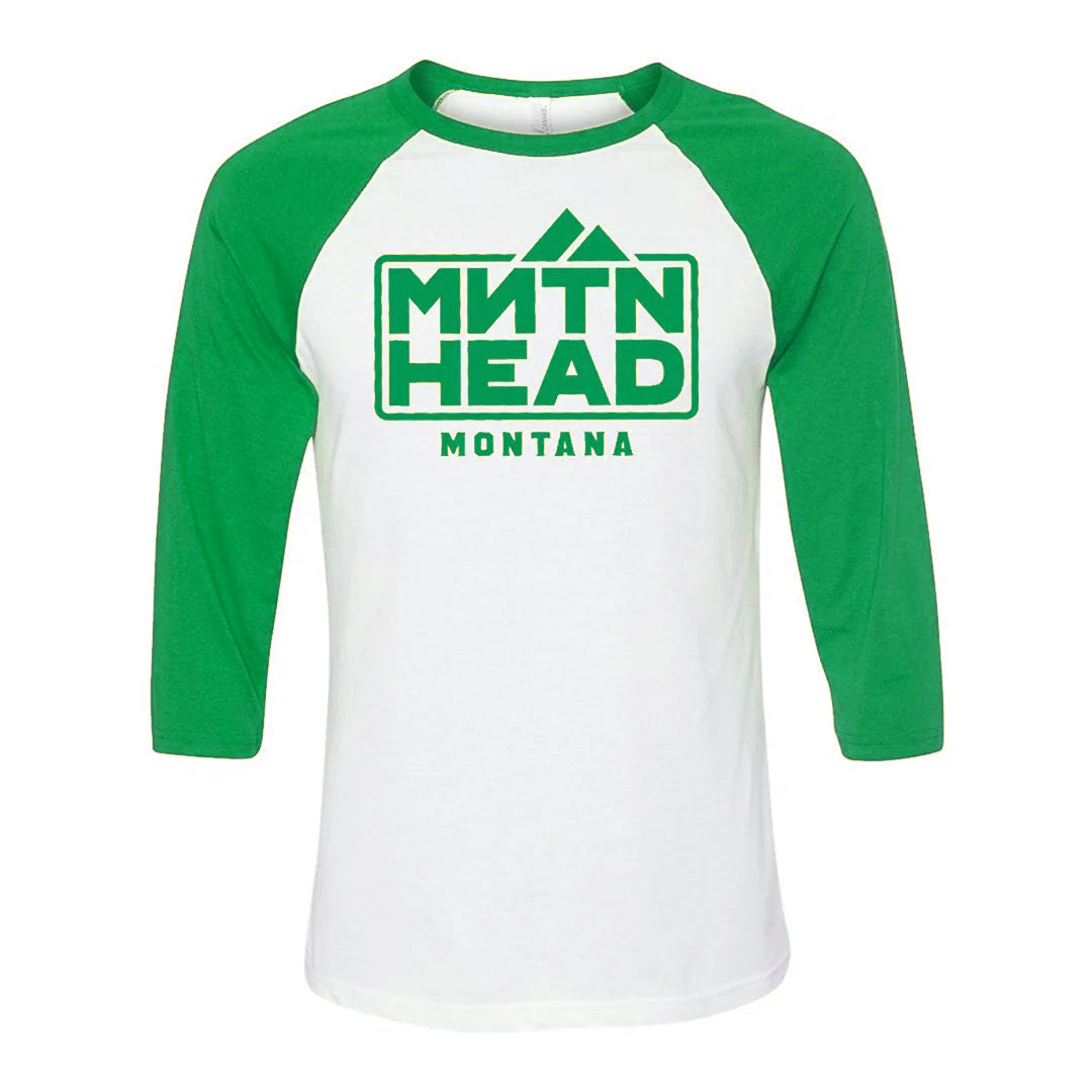 MOUNTAINHEAD - Logo [3/4 Shirt] Blue / Green